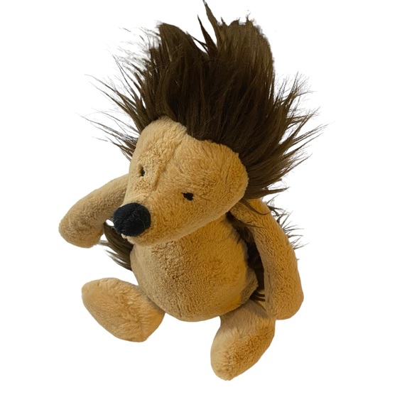 Jellycat Bashful Brown Hedgehog Plush Soft Toy Stuffed Animal 12" - Picture 2 of 5